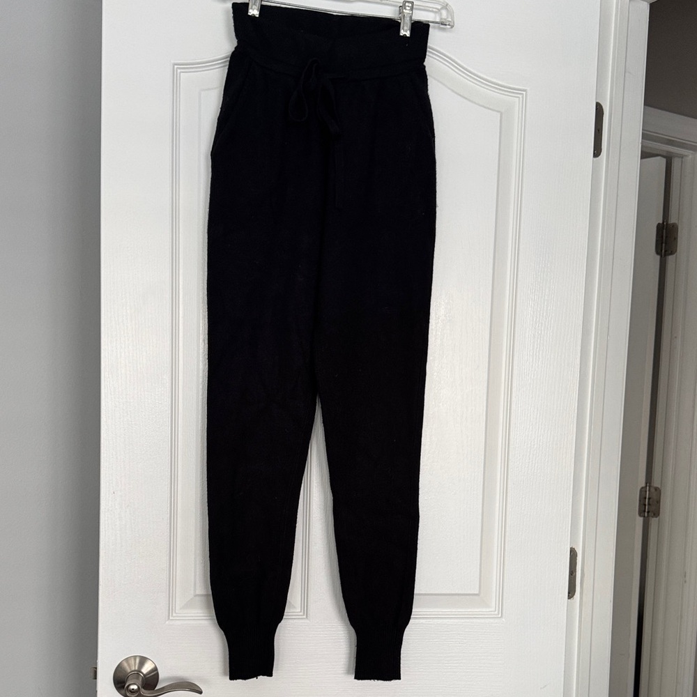 Black High-Waisted Joggers